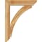 Ekena Millwork Thorton Slat Rough Sawn Bracket w/ Offset Brace, Western Red Cedar, 6"W x 26"D x 34"H BKT0604X26X34THR06RWR - alternate 3